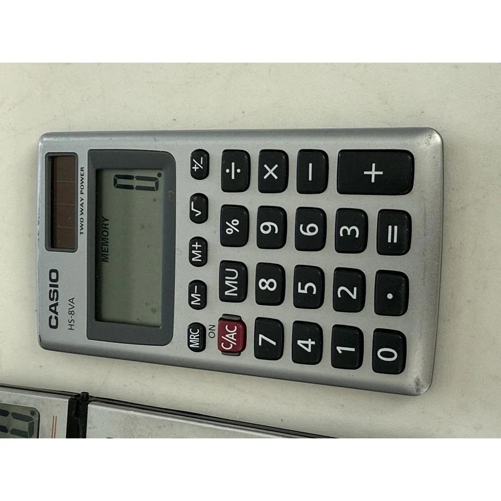 Lot Of 2 Vintage Calculators